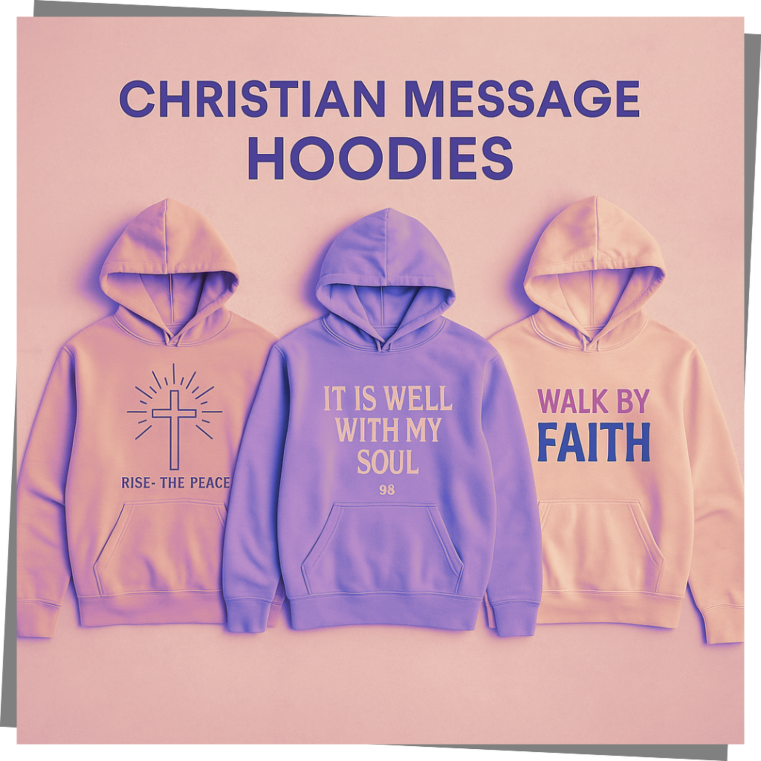 Christian Message: Hoodies